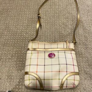 Coach leather crossbody bag.